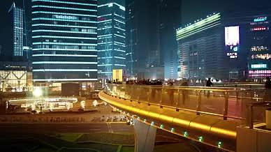 上海城市CBD地标建筑视频的预览图